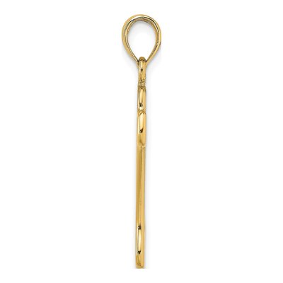 14K Yellow Gold Dog Bone Charm – view 3