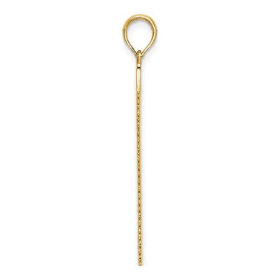 14K Yellow Gold Hand Saw Pendant – view 3