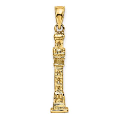 14K Yellow Gold Pilgrim Monument Charm – view 5