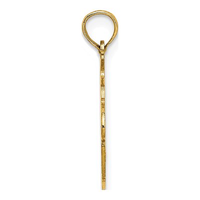 14K Yellow Gold Textured Noah's Ark Charm – view 3