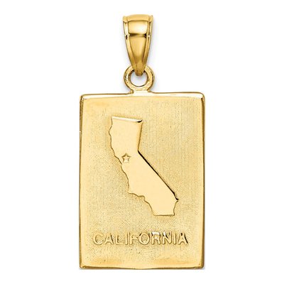 14K Yellow Gold San Francisco Reversible Charm – view 4