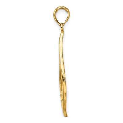 14K Yellow Gold Celtic Knot Teardrop Charm – view 3