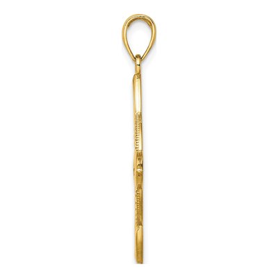 14K Yellow Gold Celtic Eternity Knot Charm – view 3