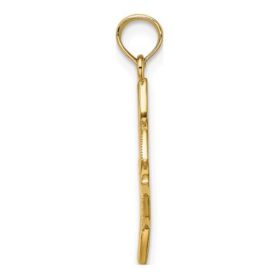 14K Yellow Gold Small Celtic Knot Pendant – view 3
