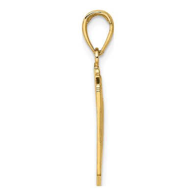 14K Yellow Gold Pittsburgh Skyline Charm – view 3