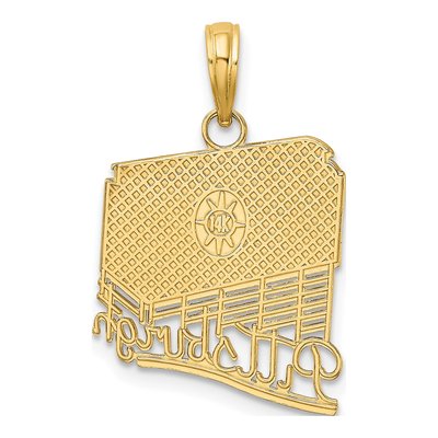 14K Yellow Gold Pittsburgh Incline Tram Charm – view 5