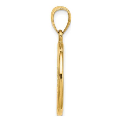 14K Yellow Gold Washington D.C Skyline Circle Charm – view 3