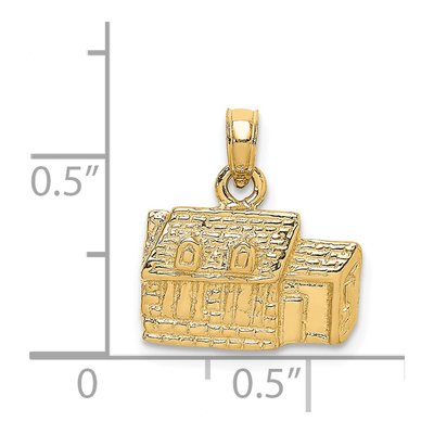 14K Yellow Gold Kings Arms Tavern Williamsburg Charm – view 4