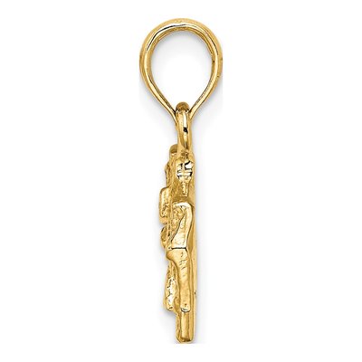 14K Yellow Gold Wren Building Charm – view 3