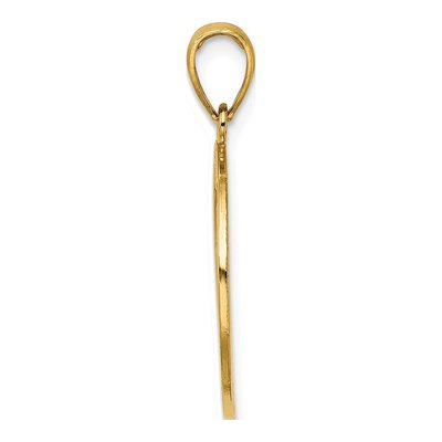 14K Yellow Gold Chicago Skyline Disc Charm – view 3