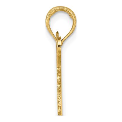 14K Yellow Gold American Flag Pendant – view 3