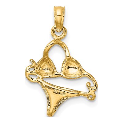 14K Yellow Gold Bikini Charm – view 5