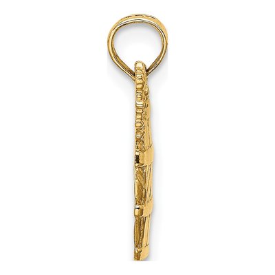 14K Yellow Gold Wine Barrel Charm – view 3