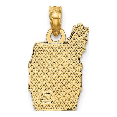 14K Yellow Gold Wine Barrel Charm – view 5