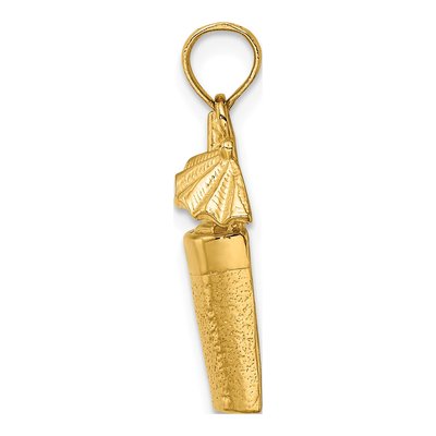 14K Yellow Gold Cocktail Drink Charm – view 3