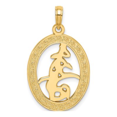 14K Yellow Gold Chinese Love Symbol Charm