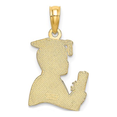 14K Yellow Gold Graduation Charm – view 5