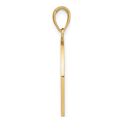 14K Yellow Gold Tree of Life Round Frame Charm – view 3