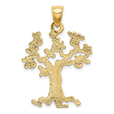 14K Yellow Gold Money Tree Pendant – view 5