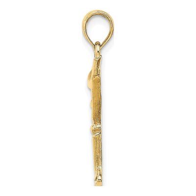 14K Yellow Gold Martini Pendant – view 3