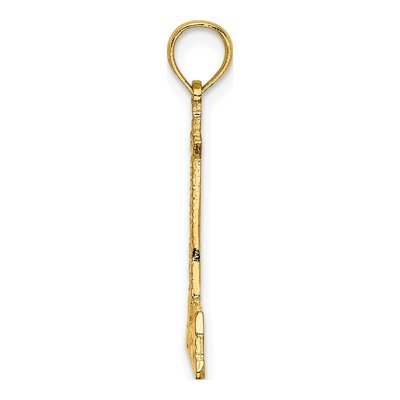 14K Yellow Gold Lighthouse Pendant – view 3