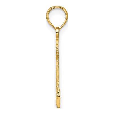 14K Yellow Gold Lighthouse Pendant – view 3