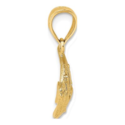 14K Yellow Gold Bannerfish Pendant – view 3