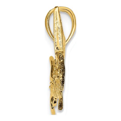 14K Yellow Gold Marlin Fish Pendant – view 3