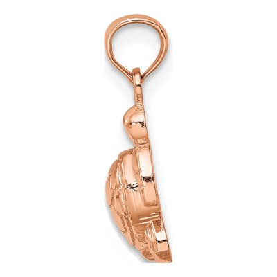 14K Rose Gold Mini Sea Turtle Pendant – view 3