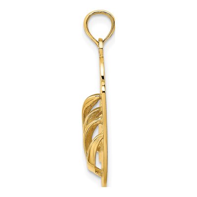 14K Yellow Gold Sea Isle Flip-Flop Charm – view 3