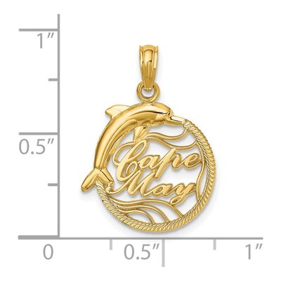 14K Yellow Gold Cape May Charm – view 4