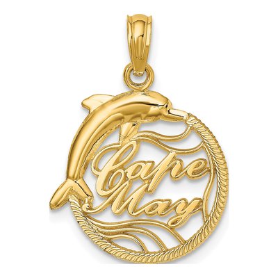 14K Yellow Gold Cape May Charm