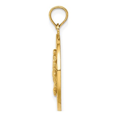 14K Yellow Gold Cape May Crab Pendant – view 3
