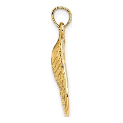 14K Yellow Gold Oyster Shell Pendant – view 3