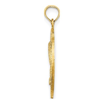 14K Yellow Gold Myrtle Beach Palm Tree Charm – view 3