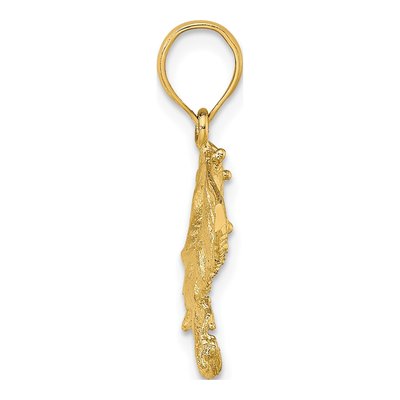 14K Yellow Gold Stingray Pendant – view 3