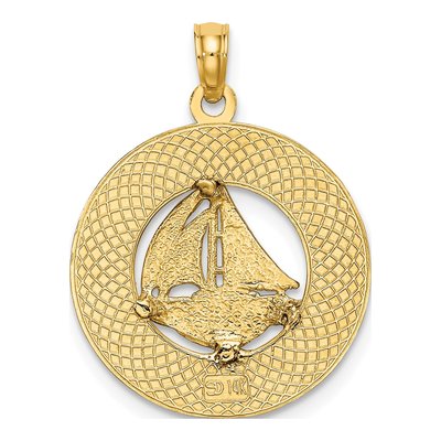 14K Yellow Gold Newport Rhode Island Charm – view 5