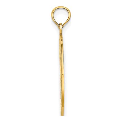 14K Yellow Gold Kennebunkport Dolphins Charm – view 3