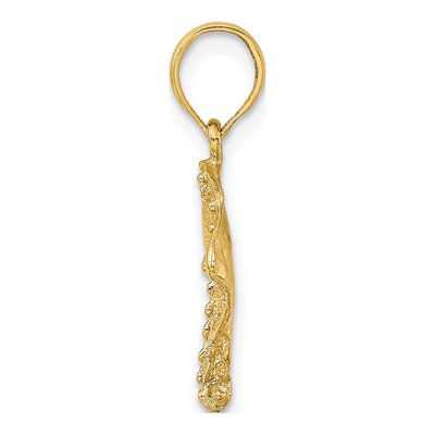 14K Yellow Gold Stingray Pendant – view 3