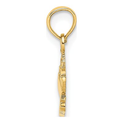 14K Yellow Gold Bahamas Cruise Ship Charm – view 3