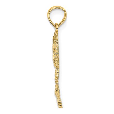14K Yellow Gold Bahamas Palm Tree Charm – view 3
