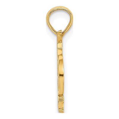 14K Yellow Gold Bicycle Charm – view 3