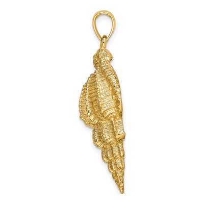 14K Yellow Gold Wentletrap Shell Charm – view 3