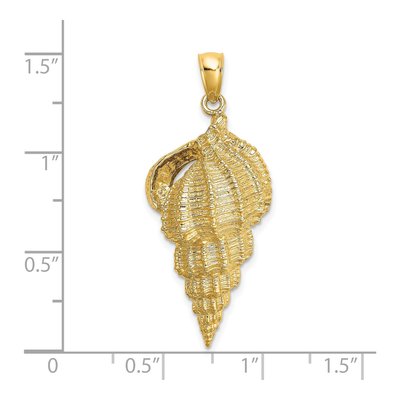 14K Yellow Gold Wentletrap Shell Charm – view 4