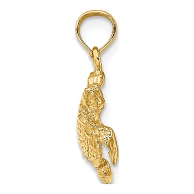 14K Yellow Gold Sea Turtle Charm – view 3