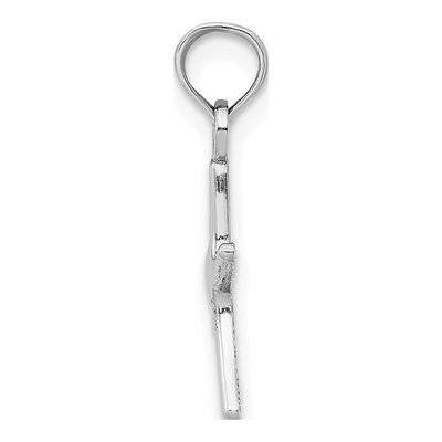 14K White Gold Mini Dancing Starfish Charm – view 3