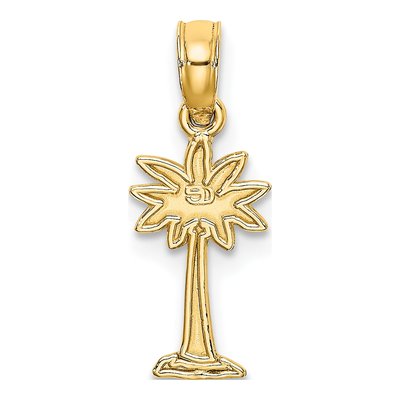 14K Yellow Gold Mini Palm Tree Charm – view 5