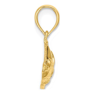 14K Yellow Gold Bannerfish Pendant – view 3