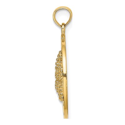 14K Yellow Gold Ft Myers Beach Starfish Pendant – view 3