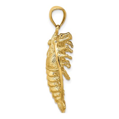 14K Yellow Gold Large Florida Charm – view 3